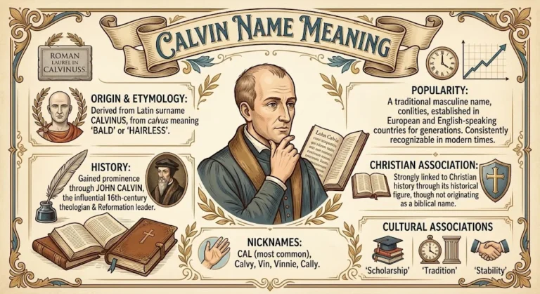 Calvin Name Meaning