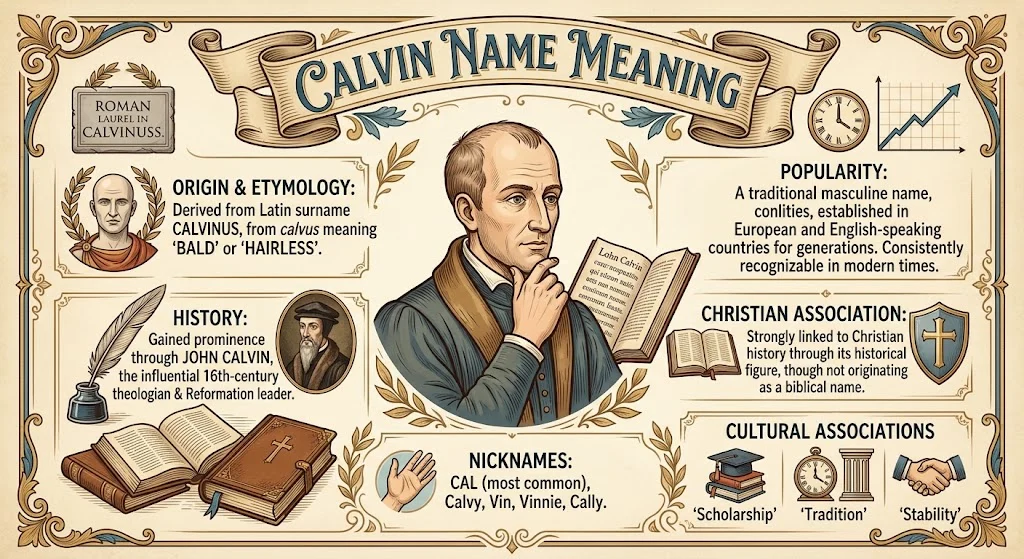 Calvin Name Meaning