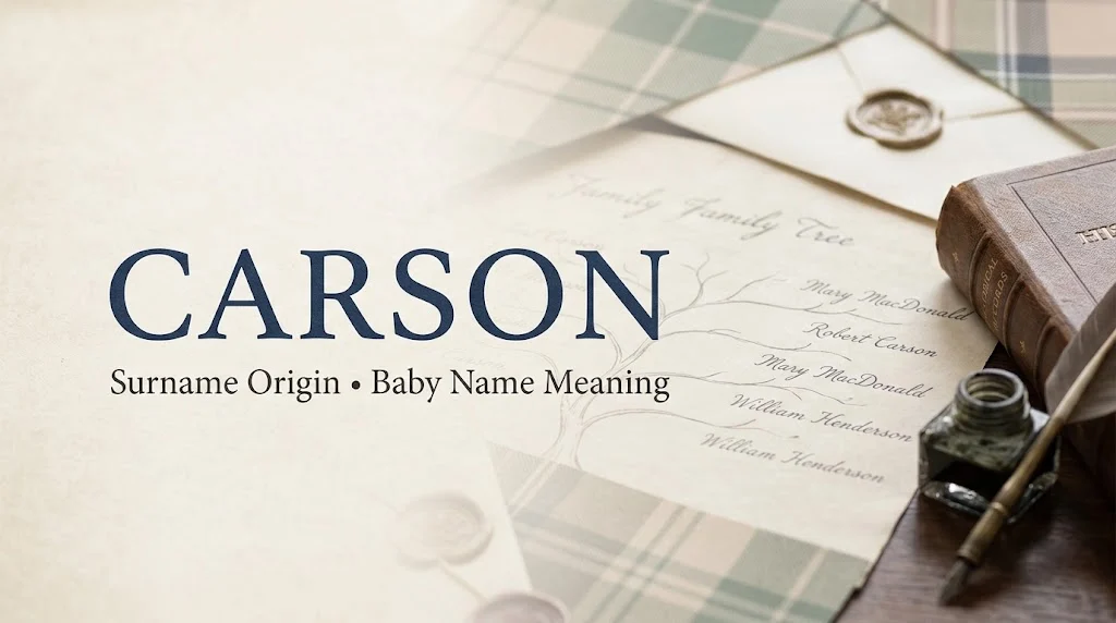 Carson Name Meaning