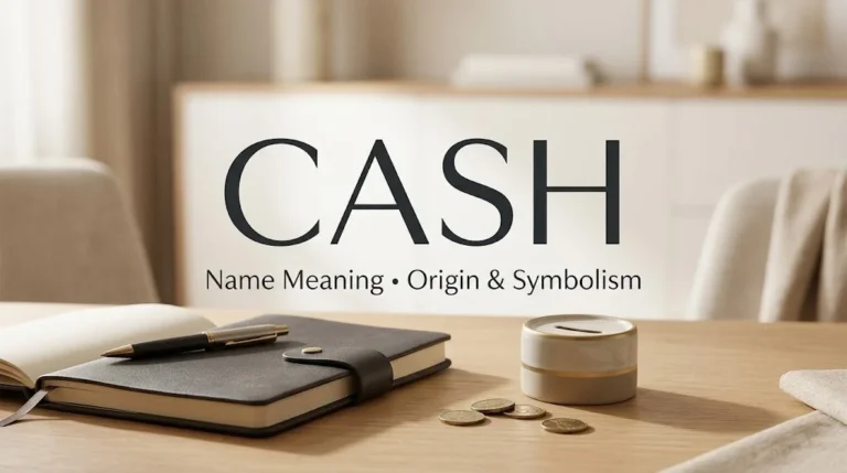Cash Name Meaning