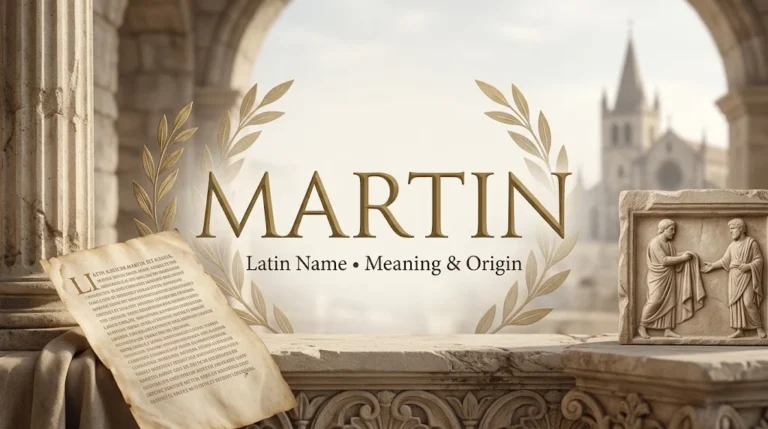 Martin Name Meaning
