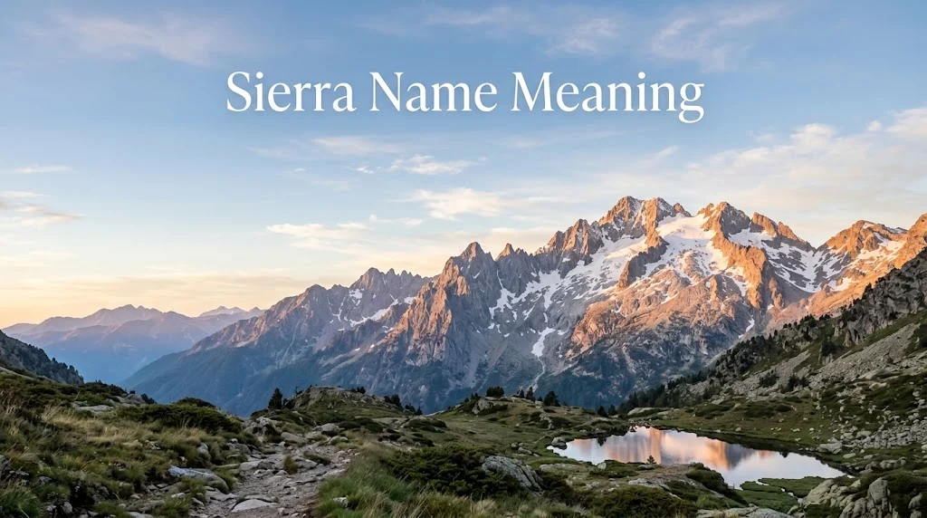 Sierra Name Meaning