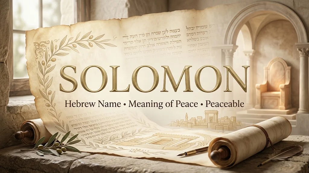 Solomon Name Meaning