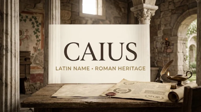 Caius Name Meaning